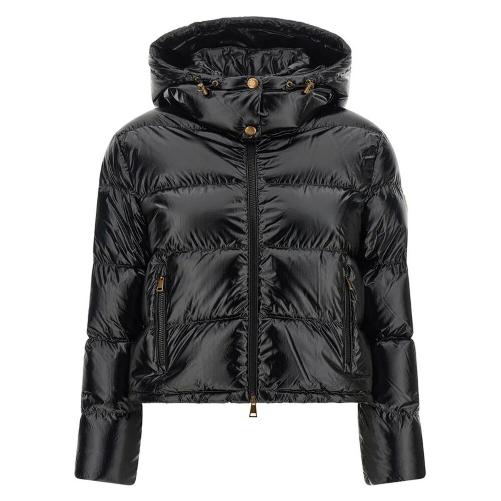 Moncler Black Polyamide Full-Length Women's Jacket